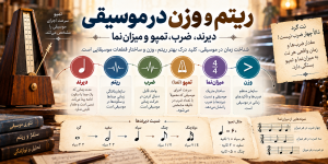 وزن و ریتم و دیرند در موسیقی